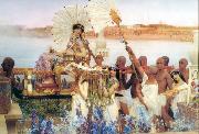 Alma-Tadema, Sir Lawrence The Finding of Moses (mk23) USA oil painting reproduction